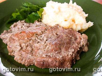 Мясо с грибным соусом рецепт